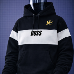 Boss Signature Hoodie – Black & White Edition
